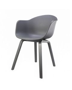 Garden chairs Plastic  Romeo - All Grey