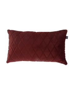 Living room Decorative pillow checker angle 45x24cm Cushy - Burgundy JORIS