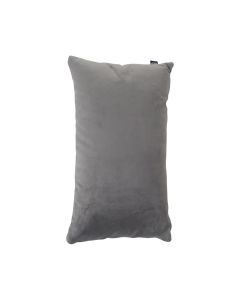 Living room Decorative pillow checker angle 45x24cm Cushy - Velvet light gray