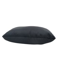 Ornamental pillow Cushy Living room Bedroom Square 45x45cm - Velvet Black
