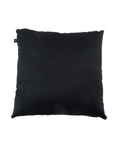 Ornamental pillow Cushy Living room Bedroom Square 45x45cm - Velvet Black