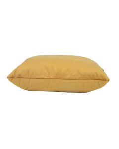 Ornamental cushion Cushy Living room Bedroom Square 45x45cm - Velvet ocher yellow