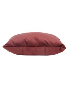 Ornamental cushion Cushy Living room Bedroom Square 45x45cm - Velvet Bordeaux red