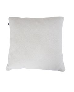Ornamental cushion Cushy Living room Bedroom Square 45x45cm - Teddy fabric white