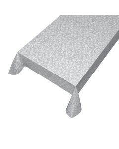 Milflores Tablecloth Coated Linen grey 140cmx20mtr