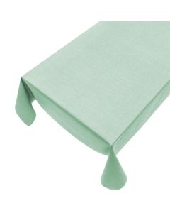 Donja Tablecloth Coated Linen green 140cmx20mtr