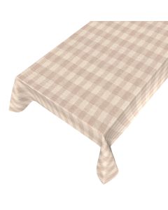 Darron Tablecloth Coated Linen beige 140cmx20mtr