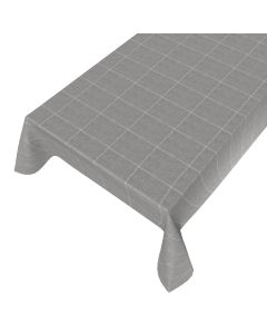 Dylan Tablecloth Coated Linen anthracite 140cmx20mtr