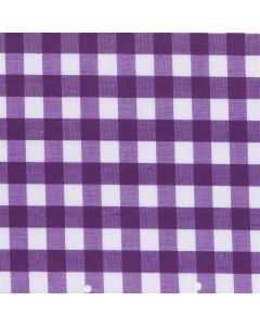 Lyon Tablecloth Coated Linen purple/white 140cmx20mtr