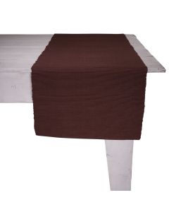 Rib Uni Tablerunner brown 45x140cm