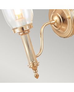 Carroll 1 Light Wall Light - Rose Gold