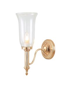 Carroll 1 Light Wall Light - Rose Gold