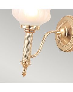 Carroll 1 Light Wall Light - Rose Gold