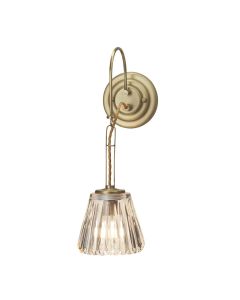 Demelza 1 Light Wall Light - Brushed Brass