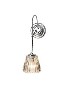 Demelza 1 Light Wall Light - Polished Chrome