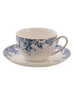 Cup and saucer 12x9x6 cm / ? 15x2 cm / 220 ml - pcs     