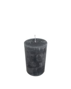 Candle dark grey 5x8cm*