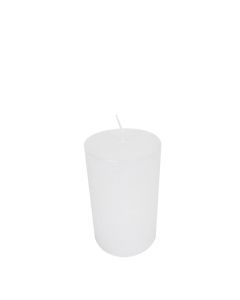 Candle white 5x8cm*