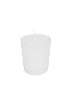 Candle white 7x10cm