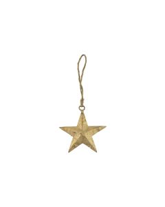 star hanger gold rope 10cm