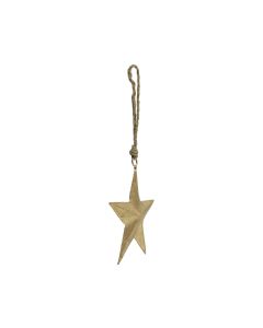 star hanger gold rope 12cm