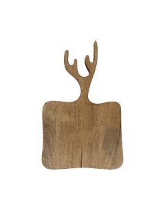 Bowl/cutting board mango wood antlers 35cm