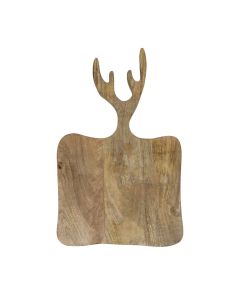 Bowl/cutting board mango wood antlers 40cm