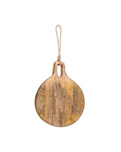 chopping board mango wood round dia 17cm