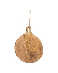 chopping board mango wood round dia 25cm