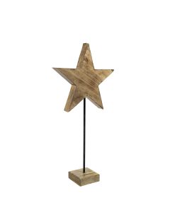 standing star mango wood 70cm