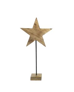 standing star mango wood 70cm