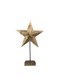 standing star gold 27cm