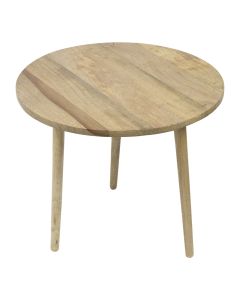 Table mango wood dia 60cm