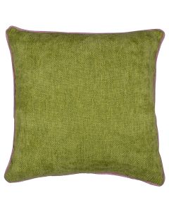 cushion with piping lime pink 45x45cm