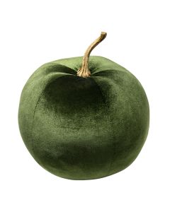 velvet decoration apple green 36cm