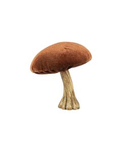 velvet decoration mushroom rust 10cm
