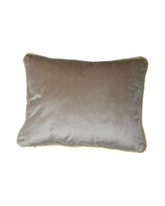 velvet cushion gold champagne 35x45cm