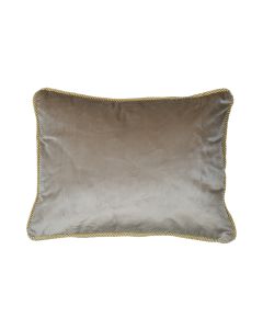 velvet cushion gold champagne 35x45cm