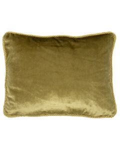 velvet cushion gold 35x45cm