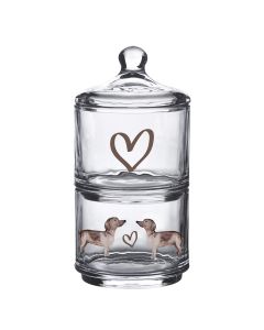 Storage jar with lid ? 10x21 cm - pcs     