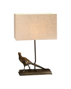 Halkirk 1 Light Table Lamp with Rectangle Shade