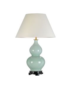 Harbin Gourd 1 Light Table Lamp with Tall Empire - Celadon