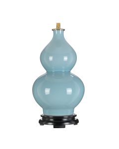Harbin Gourd 1 Light Table Lamp - Base Only - Duck Egg Blue