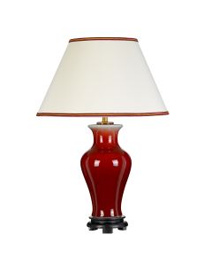 Majin 1 Light Table Lamp with Tall Empire Shade