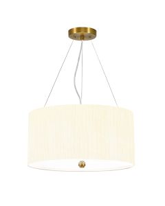 Pearce 18" Pendant with Aged Brass Ceiling Pan