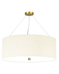 Pearce 26" Pendant with Aged Brass Ceiling Pan