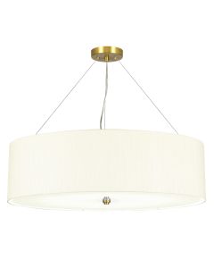 Pearce 30" Pendant with Aged Brass Ceiling Pan