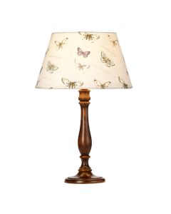 Painswick Walnut 1 Light Table Lamp - Medium