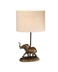 Sabi 1 Light Table Lamp with Oval Shade