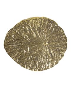 Gold doorknob leaf